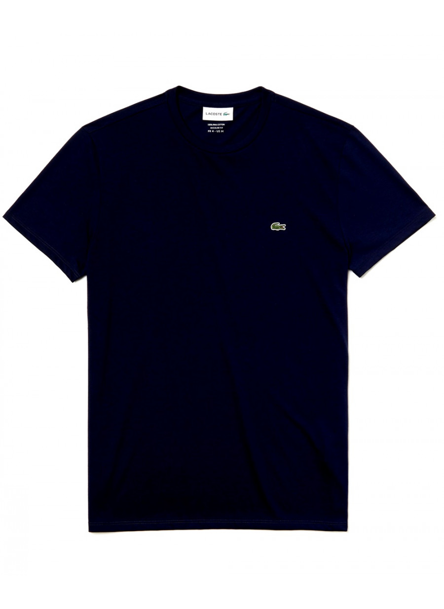 T-shirt lacoste uomo th6709 166 navy jersey cotton Size S Color Navy ...